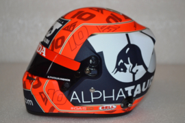 Pierre Gasly Alpha Tauri Honda helmet 2021 season