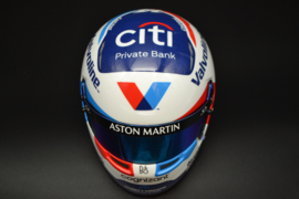 Fernando Alonso Aston Martin Cognizant mini helmet Monaco Grand Prix 2024 season