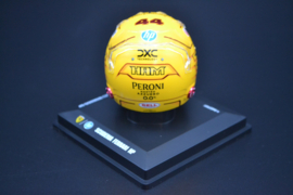 Lewis Hamilton Scuderia Ferrari HP mini helmet Monaco 2025 season