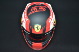 Carlos Sainz Scuderia Ferrari mini helmet 2022 season