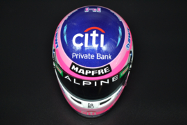 Fernando Alonso Alpine F1 Team mini helmet 2022 season