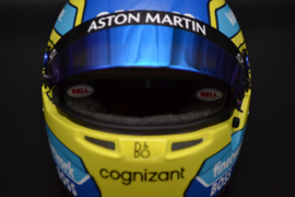 Fernando Alonso Aston Martin Cognizant F1 Team mini helmet 2024 season