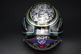 Zhou Guanyu Sauber Stake F1 Team mini helmet 2024 season