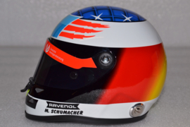 Mick Schumacher Benetton Ford Helmet Spa Francorchamps Deomo 2017 season