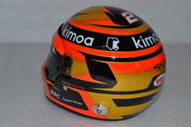 Stoffel Vandoorne Mc Laren Renault helmet 2018 season