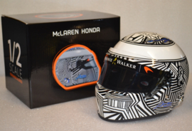 Fernando Alonso Mc Laren Honda helmet pre season testing 2017