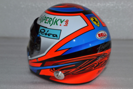 Kimi Raikkonen Scuderia Ferrari helmet 2018 season