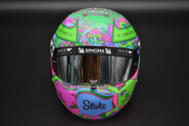 Valtteri Bottas Stake F1 Team kick Sauber mini helmet USA Grand Prix 2024 season