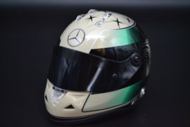 Mick Schumacher Mercedes AMG Petronas mini helmet 2024 season