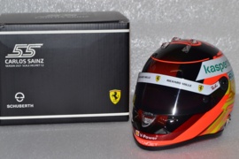 Carlos Sainz Scuderia Ferrari mini helmet 2021 season