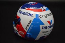 Fernando Alonso Aston Martin Cognizant mini helmet Monaco Grand Prix 2024 season