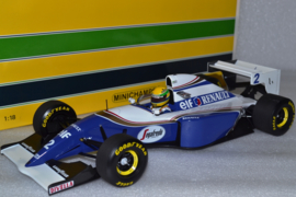 decal Williams FW16 Tobacco Pacific GP 1994 Senna Hill 1//43 minichamps