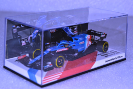 Fernando Alonso Alpine F1 Team A521 race car Bahrain grand prix 2021 season