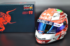 Sergio Perez Red Bull Honda mini helmet Austrian Grand Prix 2022 season