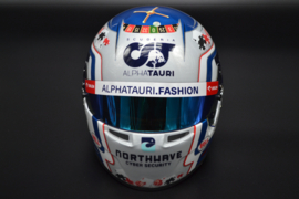 Nyck de Vries Scuderia Alpha Tauri mini helmet Monaco Grand Prix 2023 season
