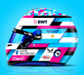 Franco Colapinto – 2026 Season Mini Helmet