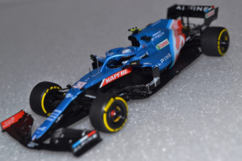 Esteban Ocon Alpine F1 Team A521 race car Bahrain Grand Prix 2021 season