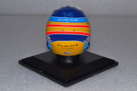 Fernando Alonso Alpine F1 Team mini helmet 2021 season