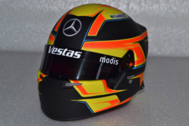 Stoffel Vandoorne HWA Vestas Team Formula E mini helmet 2021 season