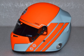 Mc Laren Team Gulf helmet Monaco Grand Prix 2021 season