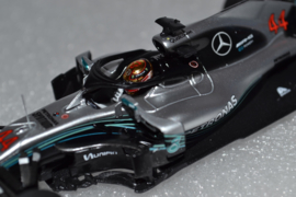 Lewis Hamilton Mercedes AMG Petronas MGP-W09 Race Car Abu Dhabi Grand Prix 2018 Season