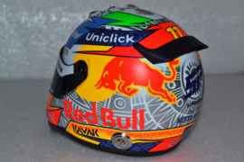 Sergio Perez Red Bull Honda helmet 2022 season