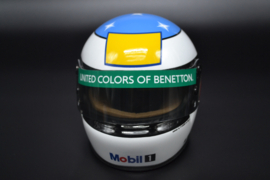 Michael Schumacher Benetton Ford mini helmet Belgian Grand Prix 1992 season