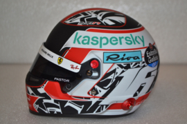 Charles Leclerc Suderia Ferrari mini helmet 2021 season