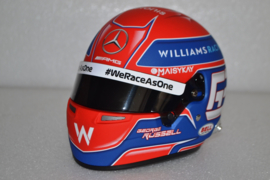 George Russell Williams Mercedes helmet 2021 season