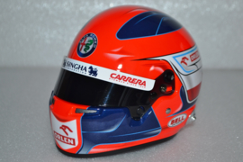 Robert Kubica Alfa Romeo Orlen helmet 2021 season