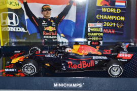 Max Verstappen Red Bull Honda RB16B race car Abu Dhabi Grand Prix 2021 season