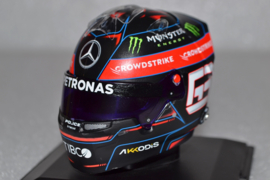 George Russel Mercedes AMG Petronas mini helmet 2022 season