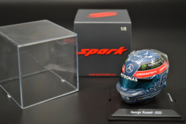 George Russell Mercedes AMG Petronas mini helmet Japanese Grand Prix 2022 season