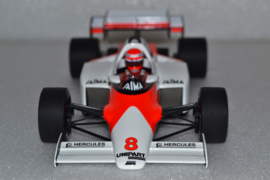 Niki Lauda Mc Laren TAG Porsche MP4-2 race car Portuguese Grand Prix 1984 season