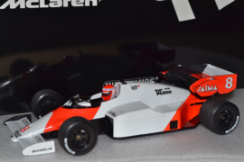 Niki Lauda Mc Laren TAG Porsche MP4-2 race car Portuguese Grand Prix 1984 season