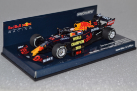 Max Verstappen Red Bull Honda RB16B race car Abu Dhabi Grand Prix 2021 season