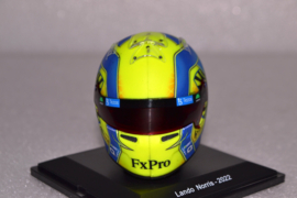 Lando Norris Mc Laren Mercedes mini helmet 2022 season