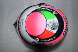 Sergio Perez Force India Mercedes helmet 2018 season