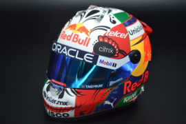 Sergio Perez Red Bull Honda mini helmet Mexican Grand Prix 2022 season