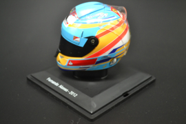 Fernando Alonso Scuderia Ferrari mini helmet 2012 season