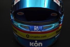 Fernando Alonso Aston Martin Cognizant F1 Team mini helmet Las Vegas Grand Prix 2023 season