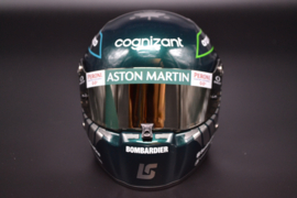 Lance Stroll Aston Martin Cognizant F1 Team mini helmet 2023 season