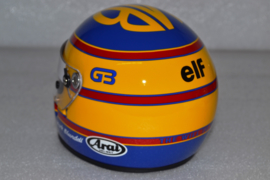 Mark Blundell Ligier Ford helmet 1993 season signed