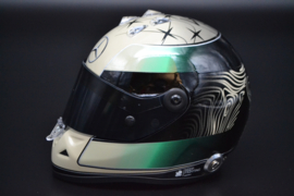 Mick Schumacher Mercedes AMG Petronas mini helmet 2024 season