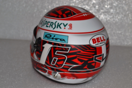 Charles Leclerc Scuderia Ferrari helmet Belgian Grand Prix 2019 season