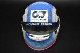 Pierre Gasly Alpha Tauri Honda mini helmet Miami Grand prix 2022 season