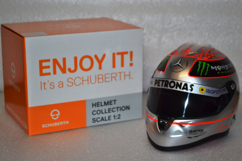 Michael Schumacher Mercdes AMG Petronas helmet Belgian Grand Prix 2012 season