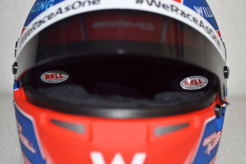 Russell's helmet follows his usual design, so it didn't take long to create the contours from my bahrain helmet (loosely guided by jsoria's 2021 helmet). George Russell 2021 Helmet : George Russell Williams Mercedes Helmet 2021 Season Bell Helmet 2021 Season Frisianmodelcarshop Formula Racing Bell Mini Helmets