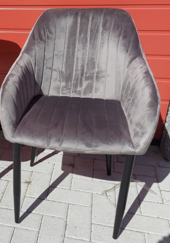 Eetkamerstoel velvet kuip