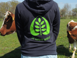 Hoodie Bio Katoen met rits Ladies